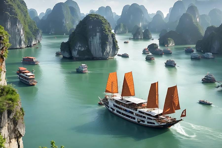 Why do travelers choose Ha Long Bay cruises
