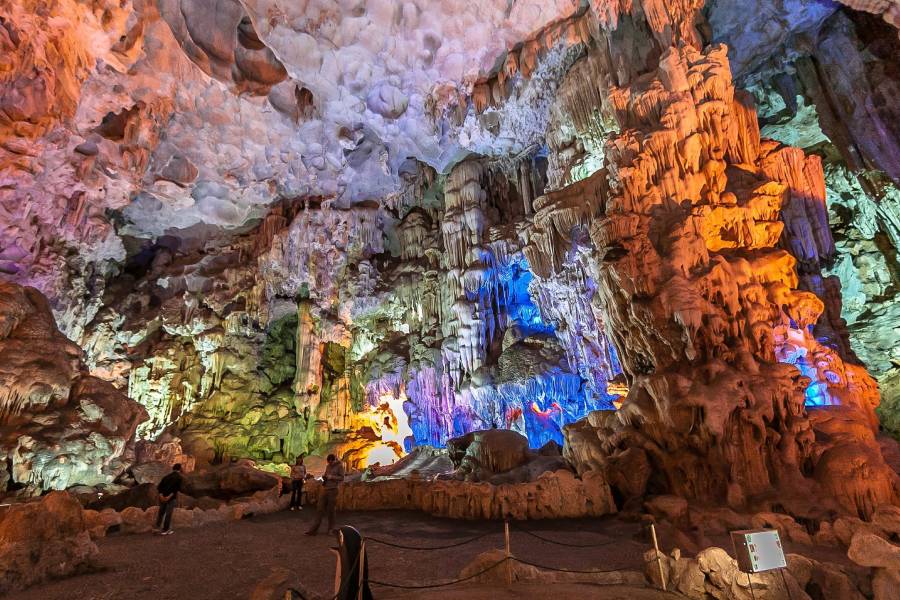 Marvel at the magnificent caves and grottos