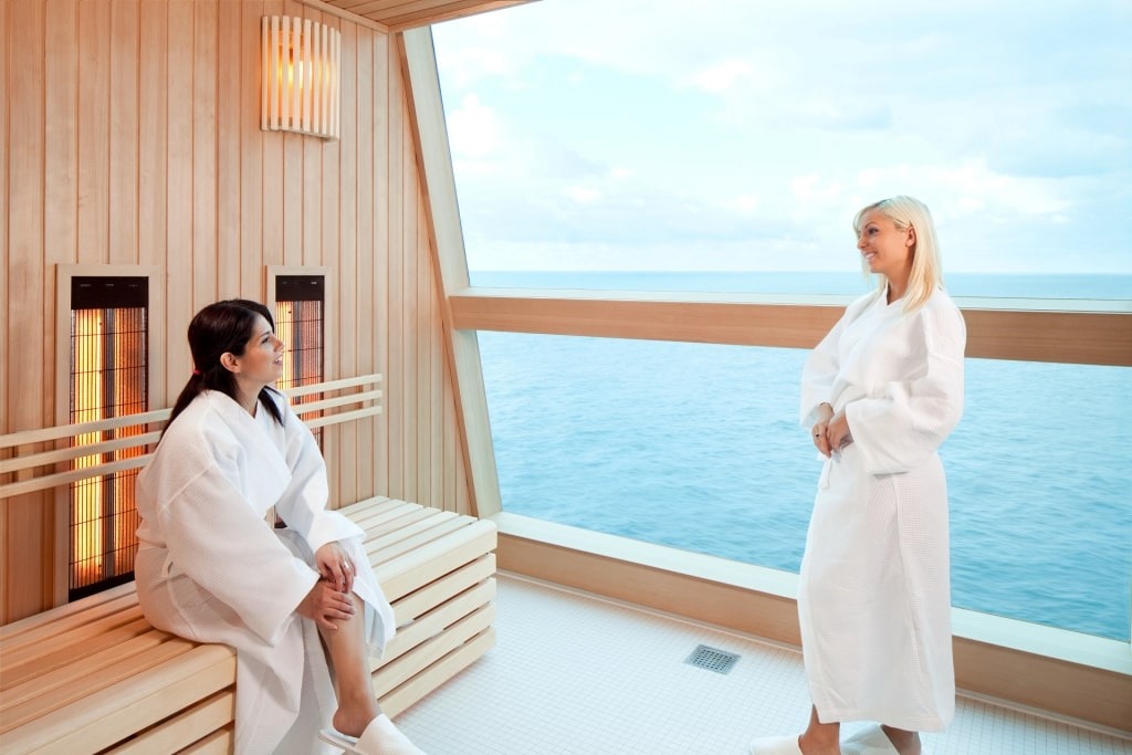 Do cruise ships have saunas