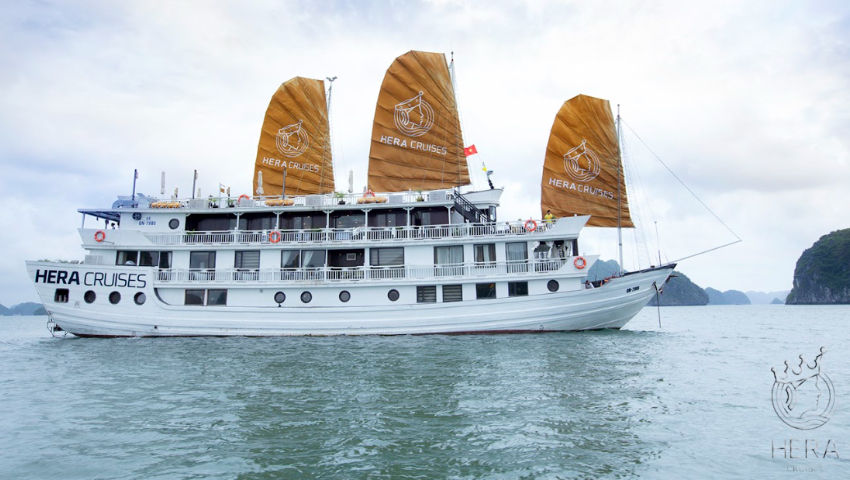 Hera Classic Halong Bay Cruise 2 days 1 night
