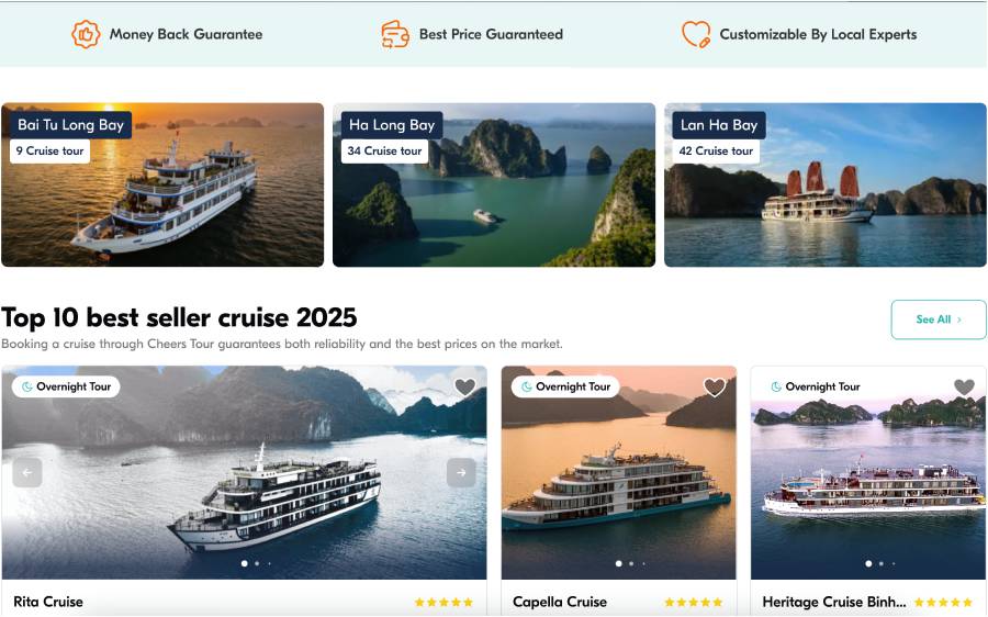 Best Halong Bay cruise deals