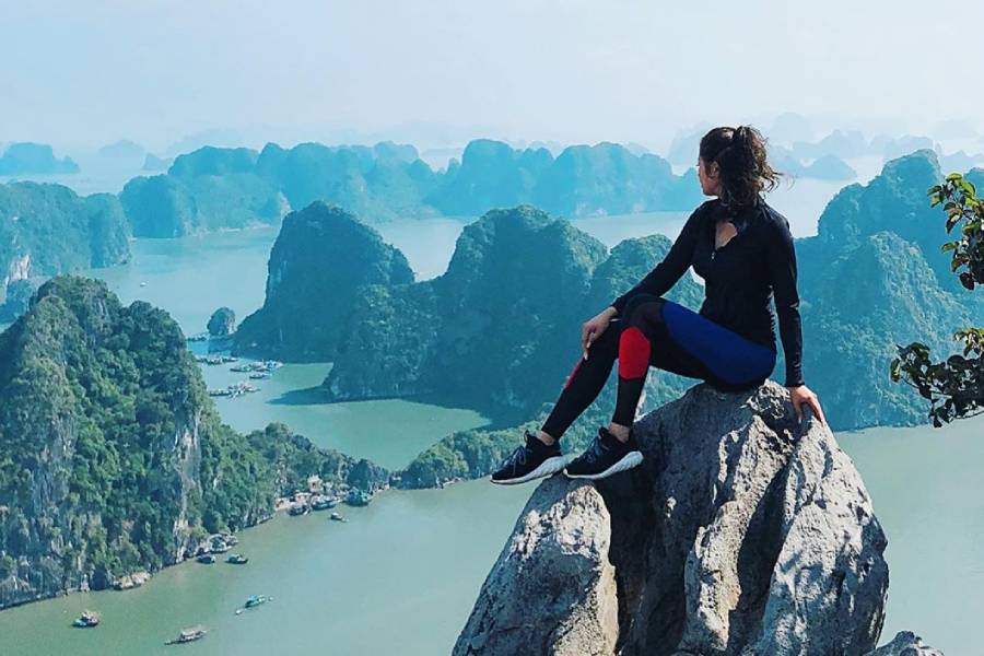 panoramic view of Ha Long Bay
