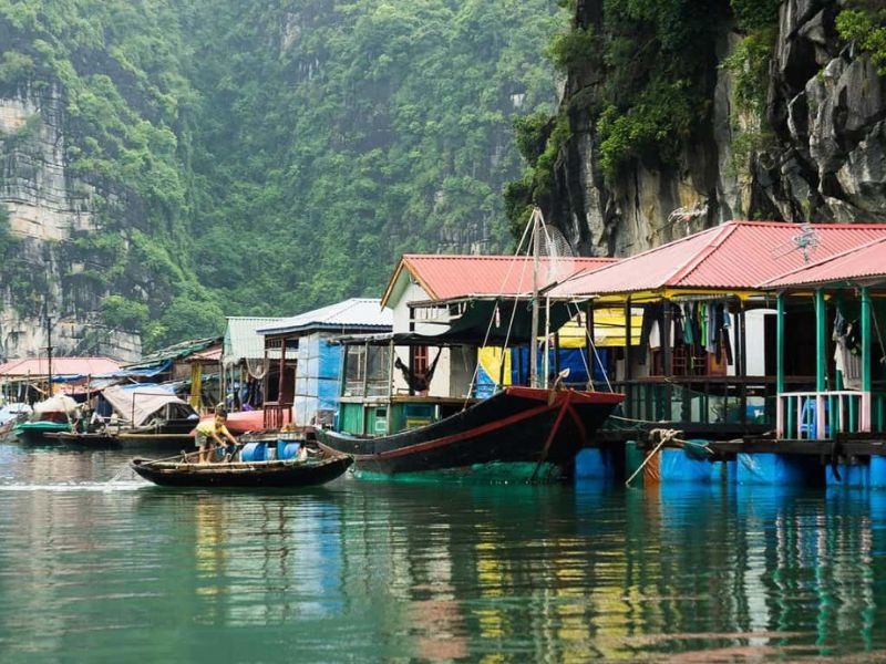 Exploring floating village
