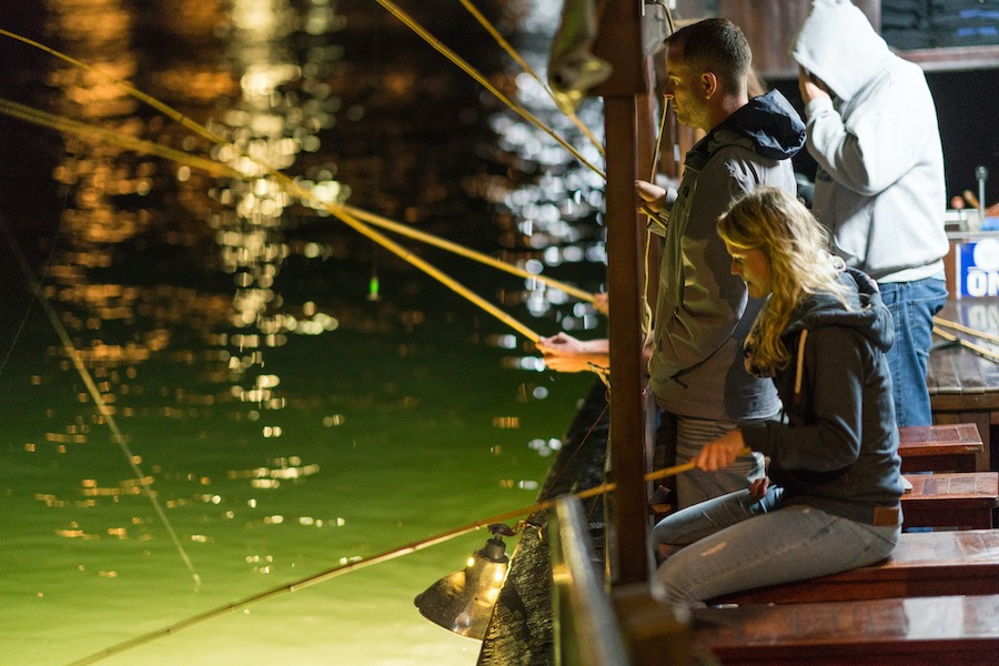 Fishing activity in Halong