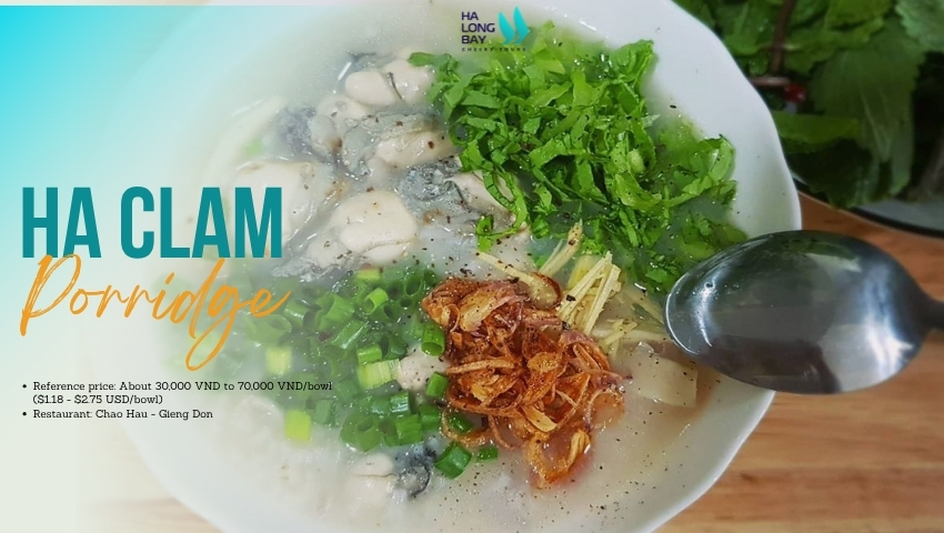 Learn about Ha Clam Porridge dishes